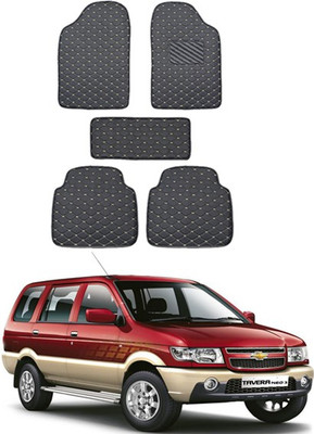 MATIES Leatherite Standard Mat For  Chevrolet Tavera(Black)