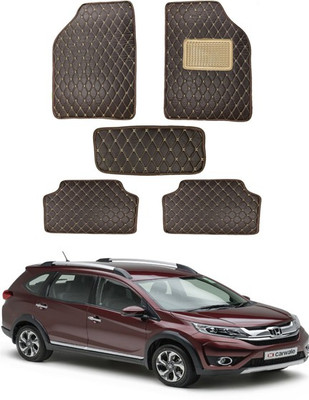 RKPSP Leatherite 5D Mat For  Universal For Car(Brown)