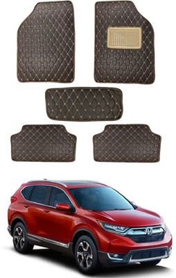 RKPSP Leatherite 5D Mat For  Universal For Car(Brown)