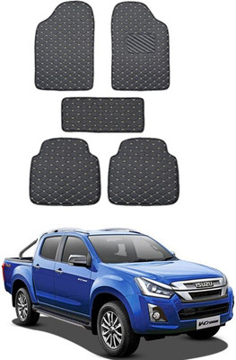 MATIES Leatherite Standard Mat For  Universal For Car(Black)
