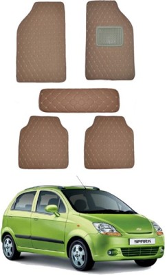 AYW Leatherite 5D Mat For  Chevrolet Spark(Brown)