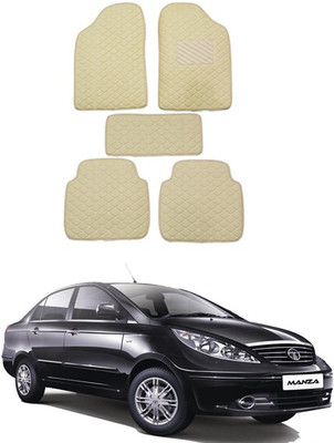 MATIES Leatherite Standard Mat For  Universal For Car(Beige)