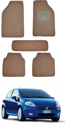 MATIES Leatherite Standard Mat For  Universal For Car(Brown)