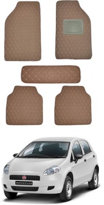 RKPSP Leatherite 5D Mat For  Universal For Car(Brown)