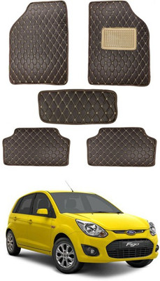 RKPSP Leatherite 5D Mat For  Ford Figo(Brown)