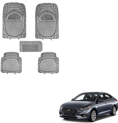 SEMAPHORE PVC Standard Mat For  Hyundai Accent(Grey, Black)