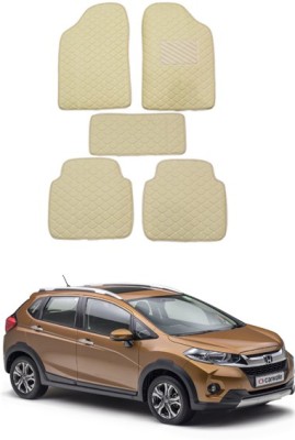 RKPSP Leatherite 5D Mat For  Hyundai Universal For Car(Beige)