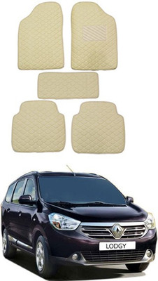 MATIES Leatherite Standard Mat For  Universal For Car(Beige)