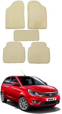 MATIES Leatherite Standard Mat For  Universal For Car(Beige)