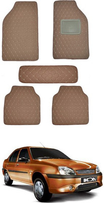 AYW Leatherite 5D Mat For  Ford Ikon(Brown)
