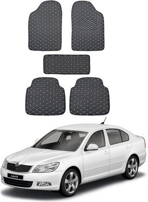RKPSP Leatherite 5D Mat For  Universal For Car(Black)