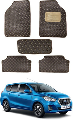 RKPSP Leatherite 5D Mat For  Universal For Car(Brown)