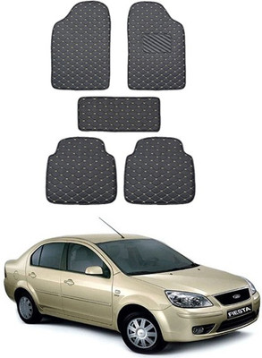 RKPSP Leatherite 5D Mat For  Universal For Car(Black)