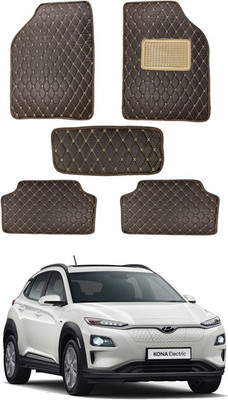 MATIES Leatherite Standard Mat For  Universal For Car(Brown)