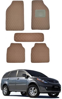 MATIES Leatherite Standard Mat For  Universal For Car(Brown)