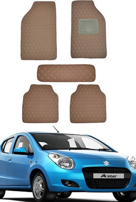 RKPSP Leatherite 5D Mat For  Universal For Car(Brown)