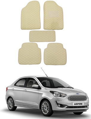 RKPSP Leatherite 5D Mat For  Ford Aspire(Beige)