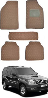 MATIES Leatherite Standard Mat For  Universal For Car(Brown)