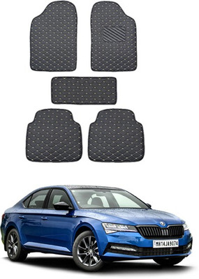RKPSP Leatherite 5D Mat For  Universal For Car(Black)