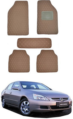 RKPSP Leatherite 5D Mat For  Universal For Car(Brown)