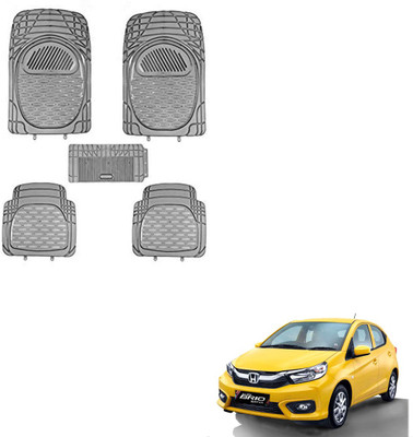 SEMAPHORE PVC Standard Mat For  Honda Brio(Grey, White)