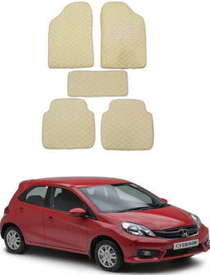 RKPSP Leatherite 5D Mat For  Universal For Car(Beige)