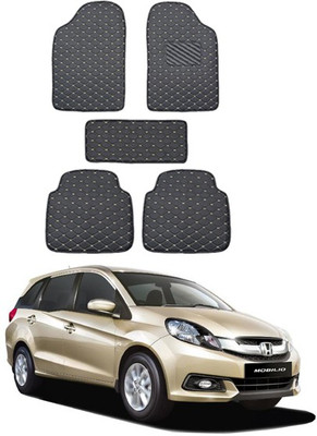 MATIES Leatherite Standard Mat For  Universal For Car(Black)