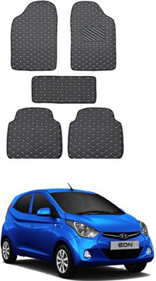 AYW Leatherite 5D Mat For  Hyundai Eon(Black)