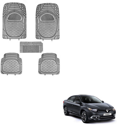 SEMAPHORE PVC Standard Mat For  Renault Fluence(Grey, White)