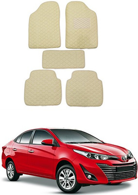 RKPSP Leatherite 5D Mat For  Universal For Car(Beige)