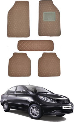 MATIES Leatherite Standard Mat For  Universal For Car(Brown)