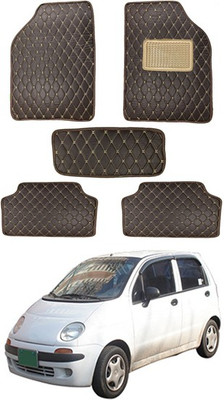 RKPSP Leatherite 5D Mat For  Universal For Car(Brown)