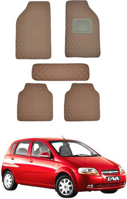 MATIES Leatherite Standard Mat For  Universal For Car(Brown)