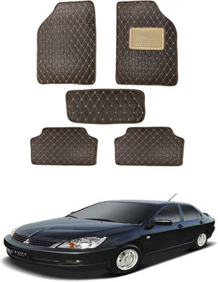 RKPSP Leatherite 5D Mat For  Universal For Car(Brown)