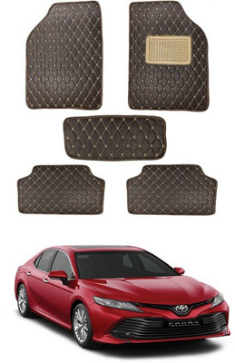 RKPSP Leatherite 5D Mat For  Universal For Car(Brown)
