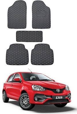MATIES Leatherite Standard Mat For  Universal For Car(Black)
