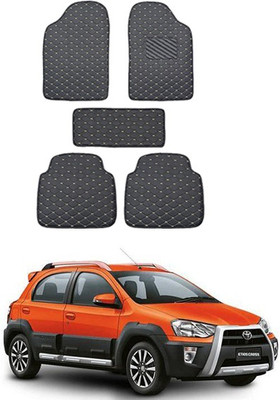 MATIES Leatherite Standard Mat For  Universal For Car(Black)