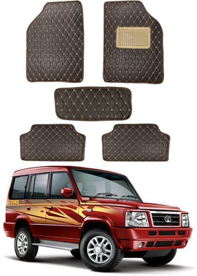 RKPSP Leatherite 5D Mat For  Tata Sumo(Brown)