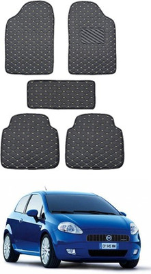 MATIES Leatherite Standard Mat For  Universal For Car(Black)