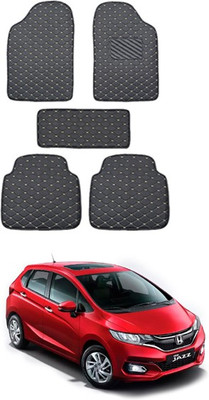 AYW Leatherite 5D Mat For  Honda Jazz(Black)
