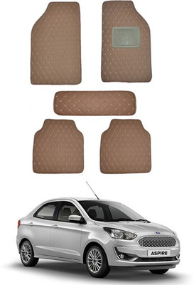 RKPSP Leatherite 5D Mat For  Ford Aspire(Brown)