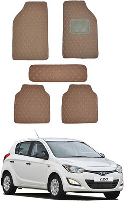 AYW Leatherite 5D Mat For  Hyundai i20(Brown)