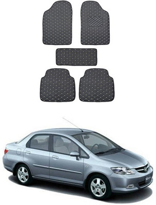 MATIES Leatherite Standard Mat For  Universal For Car(Black)
