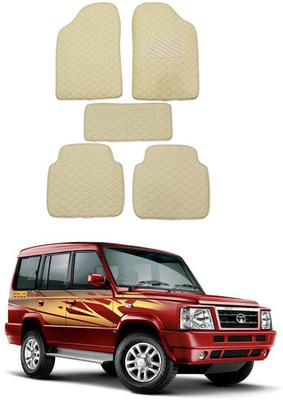 RKPSP Leatherite 5D Mat For  Tata Sumo(Beige)