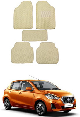 AYW Leatherite 5D Mat For  Datsun Go(Beige)