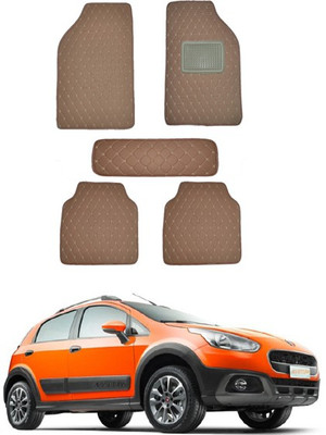 MATIES Leatherite Standard Mat For  Universal For Car(Brown)