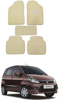 AYW Leatherite 5D Mat For  Maruti Suzuki Zen Estilo(Beige)