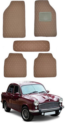 RKPSP Leatherite 5D Mat For  Universal For Car(Brown)