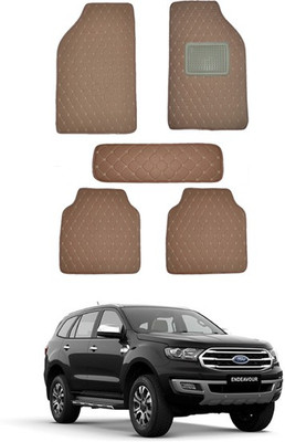 MATIES Leatherite Standard Mat For  Universal For Car(Brown)