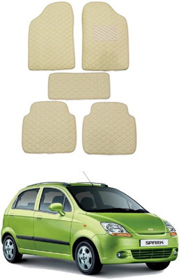 RKPSP Leatherite 5D Mat For  Universal For Car(Beige)